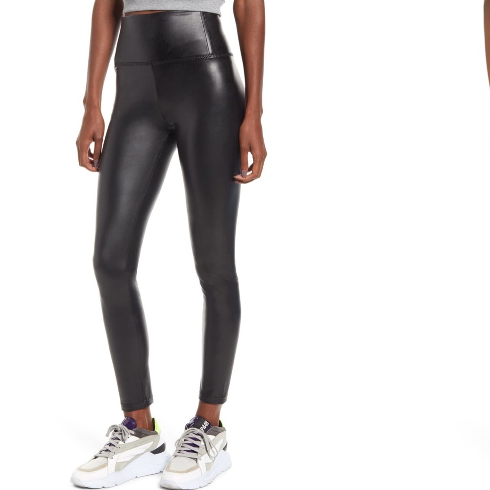 Womens Nordstrom BP Faux Leather Leggings
